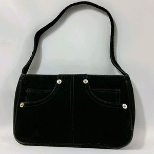 Limited Too🌺 Black Velvety Small Purse/ Handbag